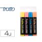 Rotulador tratto video fluorescente pastel blister de4 unidades colores surtidos