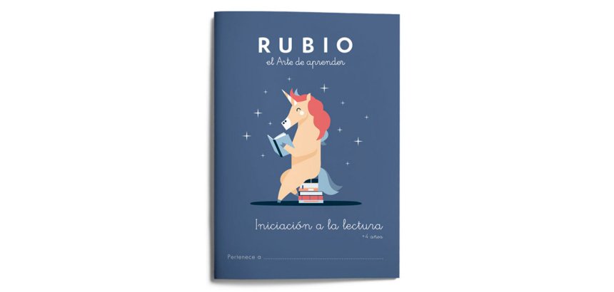 Cuaderno Rubio iniciación a la lectura + 4 años