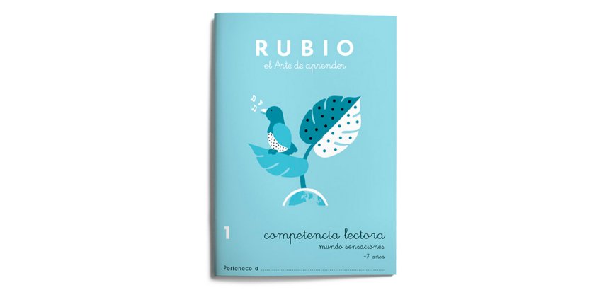 Cuaderno Rubio competencia lectora 1 mundo sensaciones