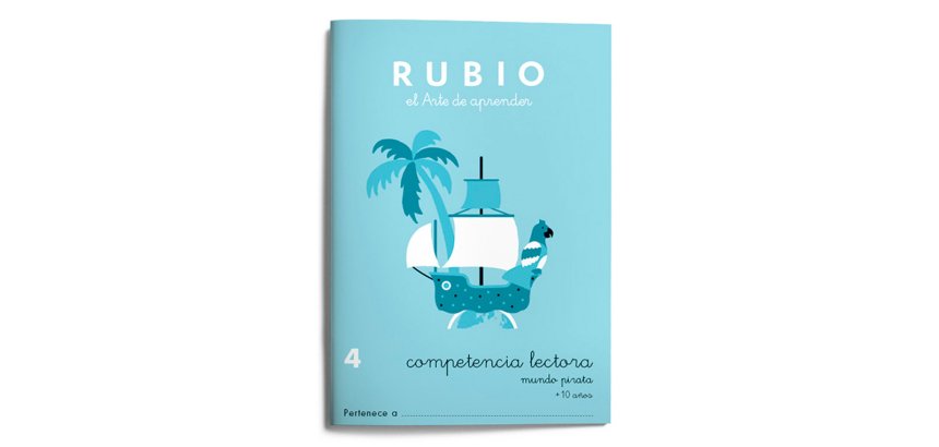 Cuaderno rubio competencia lectora 4 mundo pirata