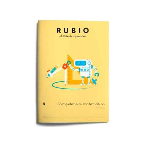Cuaderno rubio competencia matematica 5