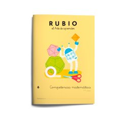 Cuaderno Rubio competencia matematica 6