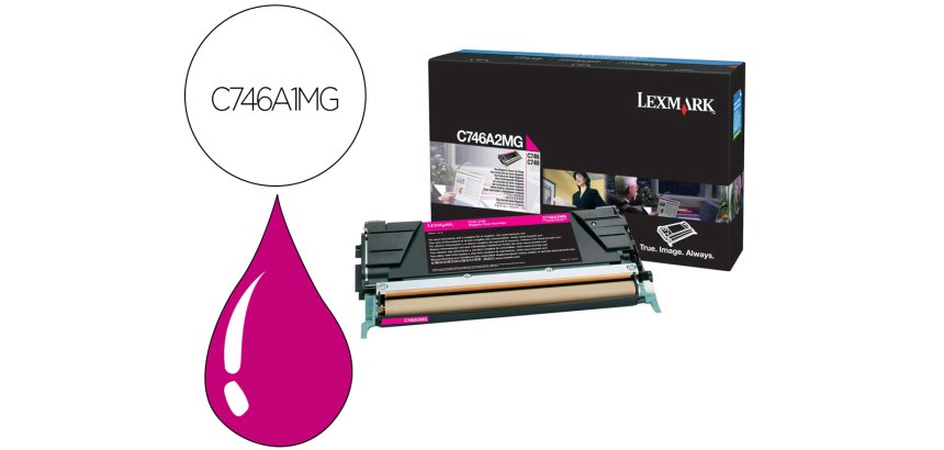 Lexmark 136051 Tóner original magenta de alta capacidad (7000 páginas)