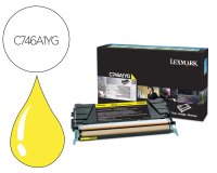 Lexmark C746A1YG Tóner original amarillo de alta capacidad (7000 páginas)