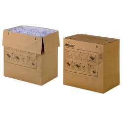 Bolsa de residuos rexel reciclable para destructora auto+ 750x/750m capacidad 115 l pack de 50 unidades