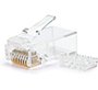 Conector nanocable rj45 8 hilos categoria 6