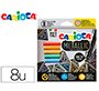 Rotulador carioca metallic punta fina caja de 8 unidades colores surtidos