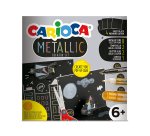Set de dibujo carioca metallic pop up card creator 3d 17 piezas
