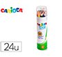 Lapices de colores carioca tita mina 3 mm tubo carton 24 colores surtidos + sacapuntas