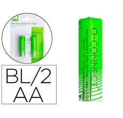 Pilas AA recargables q-connect - Blíster de 2