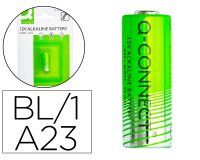Pila q-connect alcalina ag23 6lr23 12v blister de 1 unidad