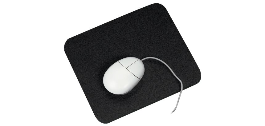 Alfombrilla para raton basic q-connect negra 260x220x6 mm
