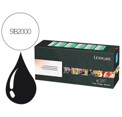Toner lexmark laser 51b2000 ms 317dn/ 417dn / 517dn / 617dn / mx 317dn / 417de / 517de / 617de negro 2500