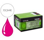 Toner lexmark laser 702hme cs310dn / cs410 dn magenta 3000 paginas