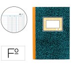 Libro liderpapel folio cartone 100 hojas cuentas corrientes debe haber y saldo