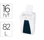 Destructora de documentos hsm securio af500 capacidad corte 16 hojas en particulas destruye grapas clips cd y