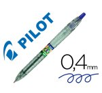 Boligrafo pilot ecoball plastico reciclado tinta aceite punta de bola 1 mm color azul