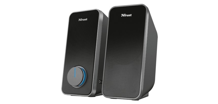 Altavoces Trust Arys 2.0 control de volumen y conexion auriculares Usb