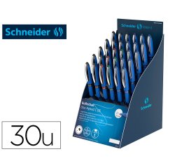 Roller schneider one hybrid punta conica 0,5 mm expositor de 30 unidades colores surtidos 168x315x218 mm