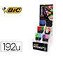 Rotulador bic intensity fine punta de fibra 0,4 mm expositor 192 unidades colores surtidos 160x130x345 mm