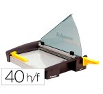 Cizalla de palanca fellowes plasma a4 metalica hasta 40 hojas 80 gr