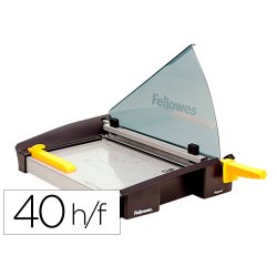 Cizalla de palanca fellowes plasma a4 metalica hasta 40 hojas 80 gr