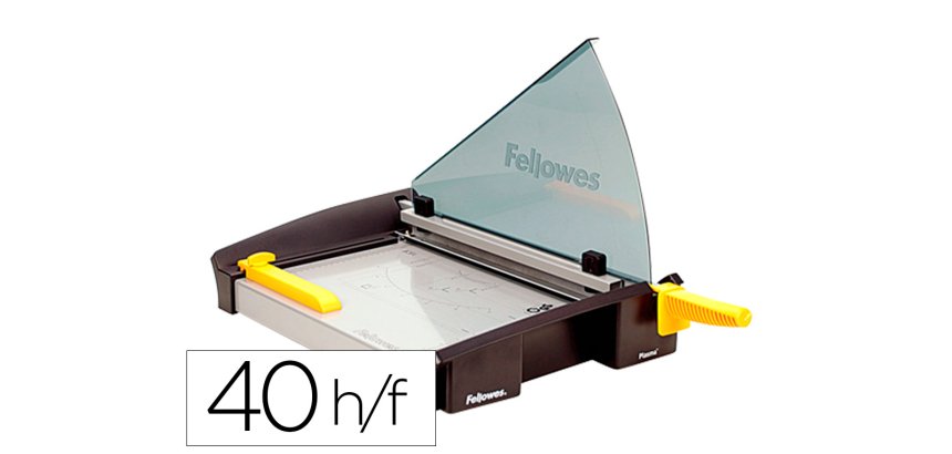 Cizalla de palanca fellowes plasma a4 metalica hasta 40 hojas 80 gr