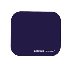Alfombrilla para raton fellowes con proteccion microban color azul 226x192x3 mm