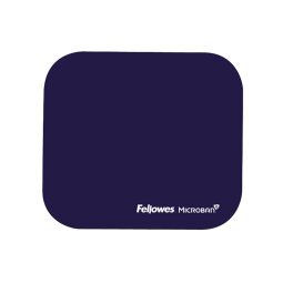 Alfombrilla para raton fellowes con proteccion microban color azul 226x192x3 mm