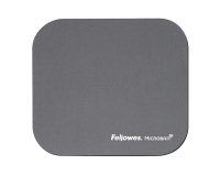 Alfombrilla para raton fellowes con proteccion microban color gris 226x192x3 mm