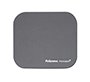 Alfombrilla para raton fellowes con proteccion microban color gris 226x192x3 mm