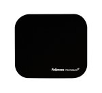 Alfombrilla para raton fellowes con proteccion microban color negro 226x192x3 mm
