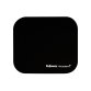 Alfombrilla para raton fellowes con proteccion microban color negro 226x192x3 mm