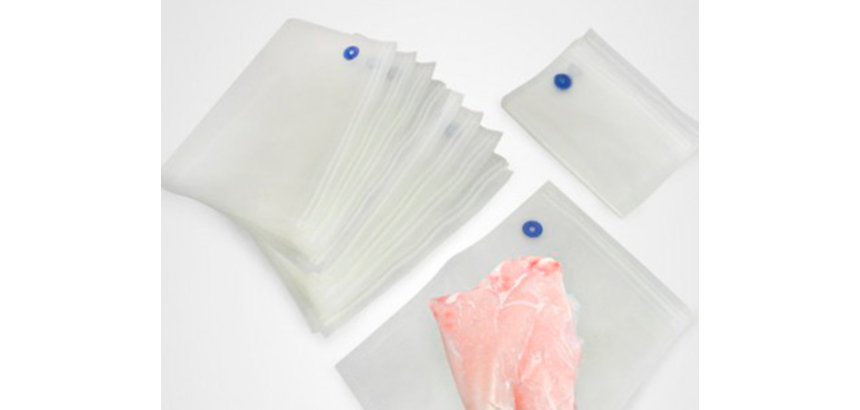 Bolsa envasadora de alimentos al vacio jocca longitud 3 m ancho 285 mm pack de 2 rollos