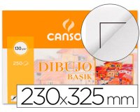 Papel dibujo basik 23x32.5 cm 130 gr con recuadro