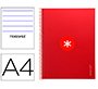 Cuaderno espiral a4 micro antartik tapa forrada80h 90 gr horizontal 1 banda 4 taladros color frambuesa