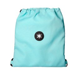 Mochila saco plano antartik bolsillo interior con cremallera color azul hielo 350x400 mm