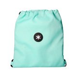 Mochila saco plano antartik bolsillo interior con cremallera color verde menta 350x400 mm