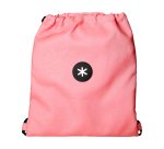 Mochila saco plano antartik bolsillo interior con cremallera color coral 350x400 mm