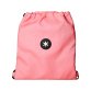 Mochila saco plano antartik bolsillo interior con cremallera color coral 350x400 mm