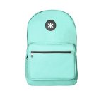 Mochila antartik con asa y bolsillo frontal con cremallera color verde menta 320x140x430 mm