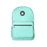 Mochila antartik con asa y bolsillo frontal con cremallera color verde menta 320x140x430 mm