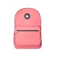 Mochila antartik con asa y bolsillo frontal con cremallera color coral 320x140x430 mm