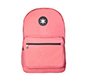 Mochila antartik con asa y bolsillo frontal con cremallera color coral 320x140x430 mm