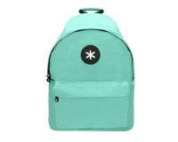 Mochila antartik con asa y bolsillos con cremallera color verde menta 310x160x410 mm