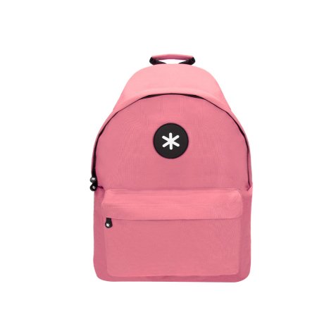 Mochila antartik con asa y bolsillos con cremallera color coral 310x160x410 mm