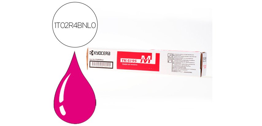 Toner kyocera tk5195m mita magenta 7000 paginas
