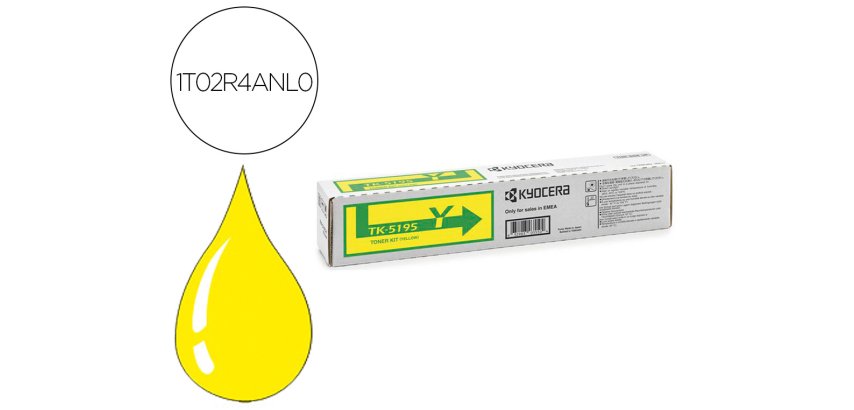 Toner kyocera tk5195y mita amarillo 7000 paginas