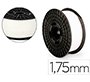 Filamento 3d colido pla nylon 1,75 mm 1 kg blanco