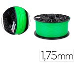 Filamento 3d colido pla luminoso 1,75 mm 1 kg verde